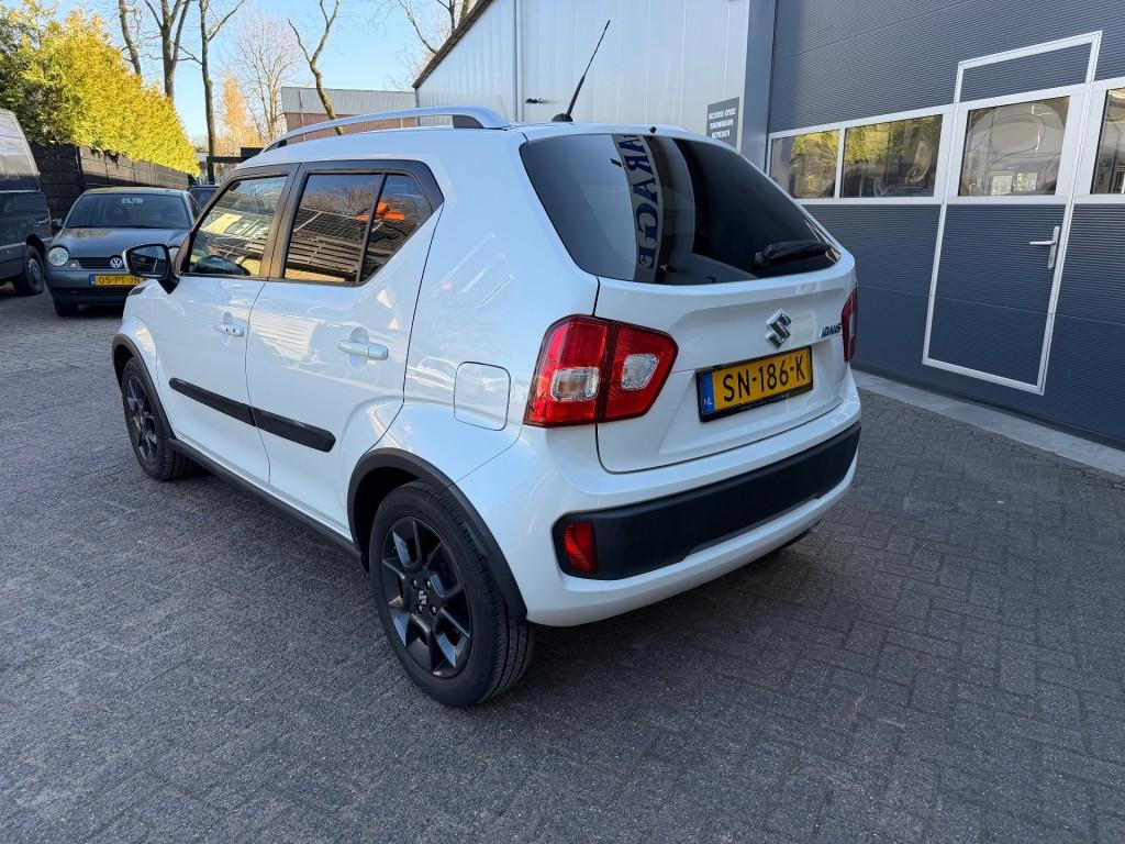 Suzuki IGNIS 1.2 STIJL Navi,Clima, Cruiscontr,Camera. Stoel, Auto's, Gebruikt, 4 cilinders, Wit, Origineel Nederlands