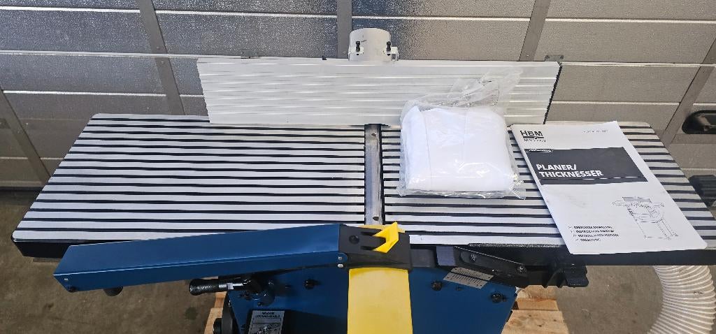 HBM 12 inch vlak en vandiktebank met onderstel 230 Volt, Ophalen of Verzenden, Zo goed als nieuw, Elektrisch