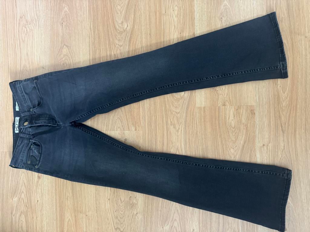 Stoere flare jeans van Lois, Maat 26, zgan!, Ophalen of Verzenden, Zo goed als nieuw, Zwart, W27 (confectie 34) of kleiner
