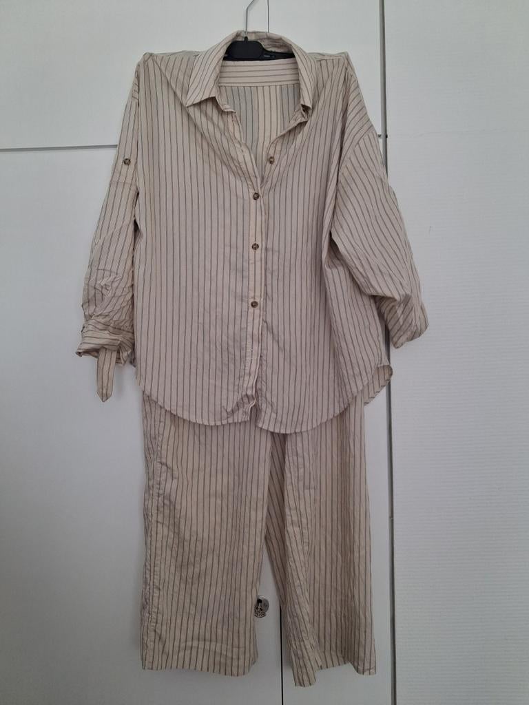 Zara set broek/blouse maatje S zgan, Ophalen of Verzenden, Zo goed als nieuw