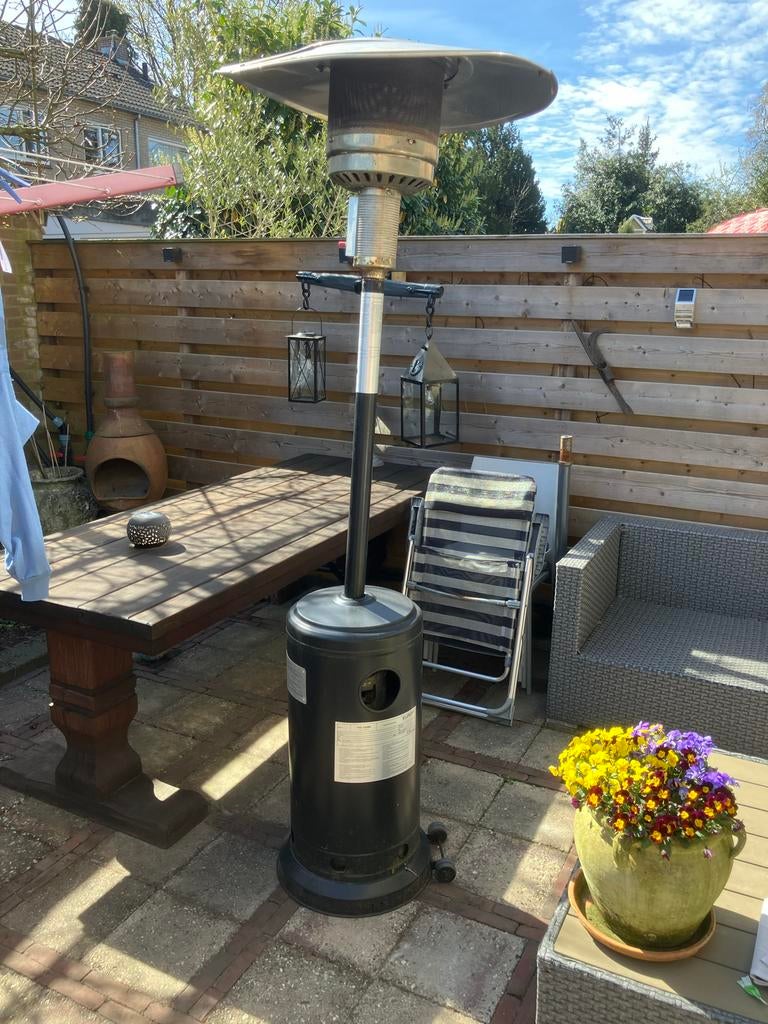 Terrasstraler op gas - Eurom THG 14000, Tuin en Terras, Terrasverwarmers, Gebruikt, Gas, Vloer, Ophalen