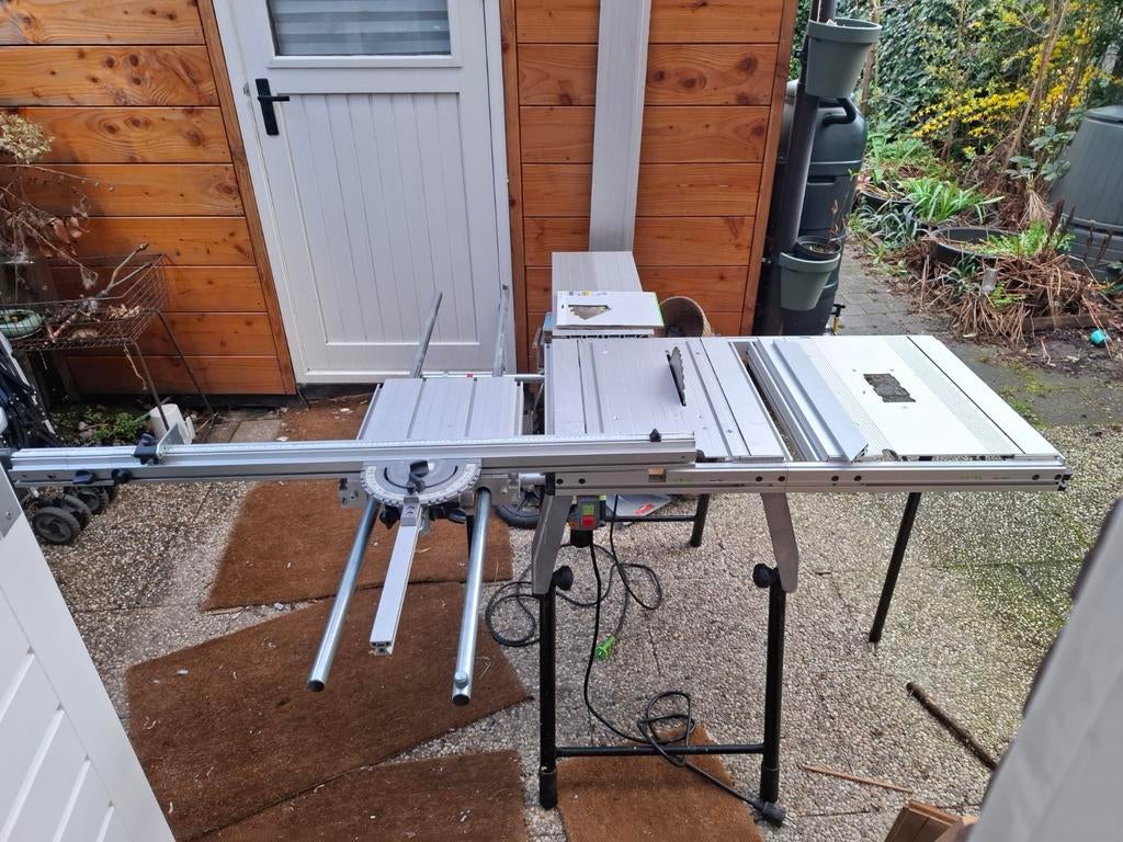 Festool zaagtafel met ap85 cirkelzaag module en uitbreiding, Ophalen