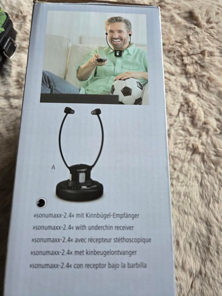 Sonumaxx 2.4 Digitale TV Luisterhulp met Gespreksversterker, Overige merken, Nieuw, Draadloos, Op oor (supra aural)