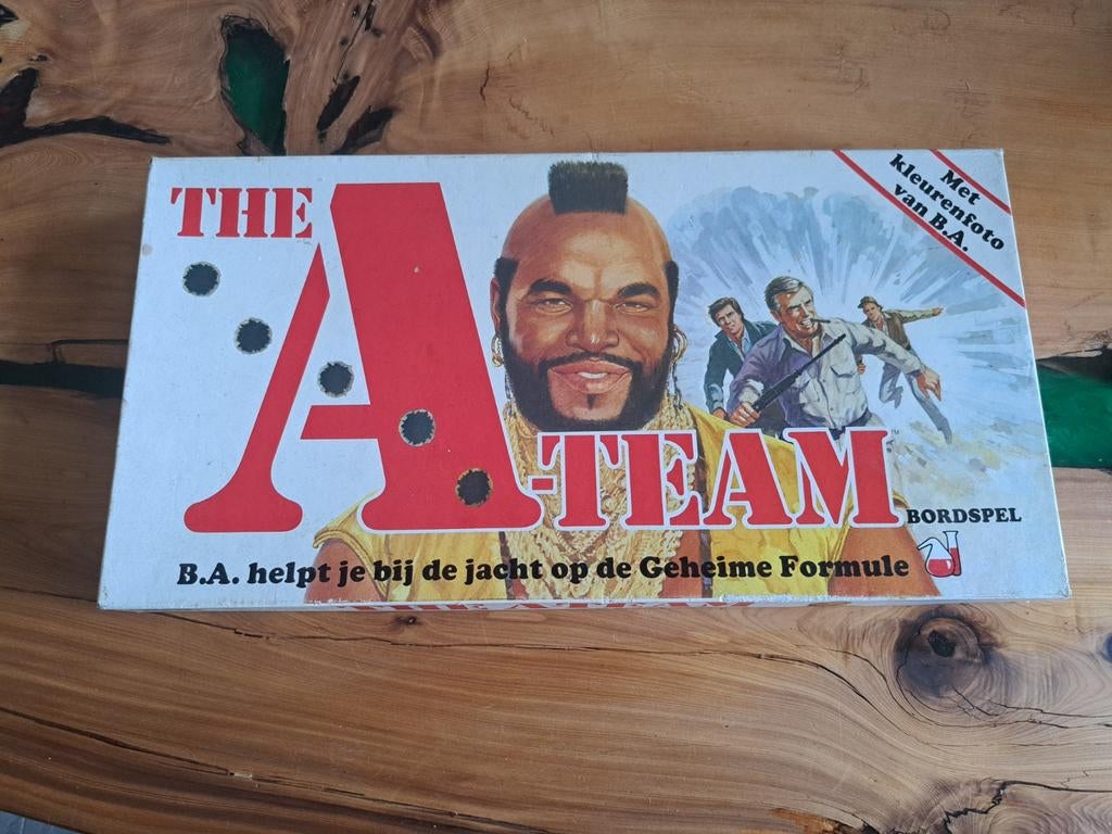 The A-Team Bordspel uit 1984 - Vintage Gezelschapsspel, Hobby en Vrije tijd, Gezelschapsspellen | Bordspellen, Gebruikt, Ophalen of Verzenden