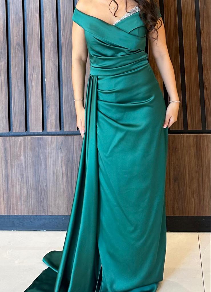 Prachtige Groene Galajurk Maat 36/38, Ophalen, Galajurk, Zo goed als nieuw, Maat 36 (S)