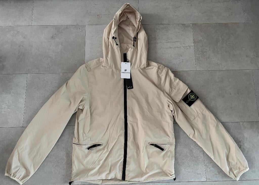 Stone Island windbreaker jas Beige, Beige, Nieuw, Overige maten, Ophalen of Verzenden