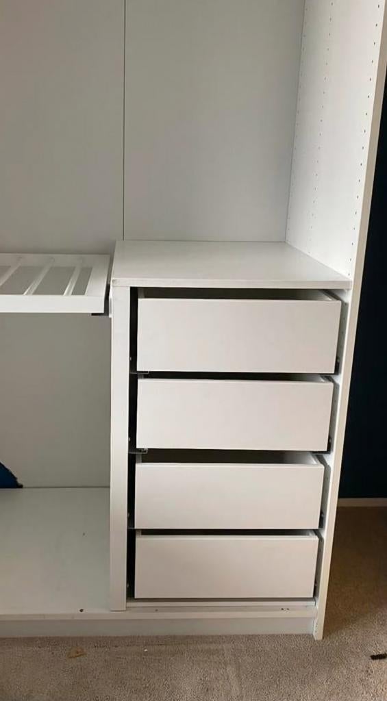 Ikea Pax Komplement ladenblok (4 stuks), Gebruikt, Minder dan 100 cm, Met lade(s), 50 tot 75 cm