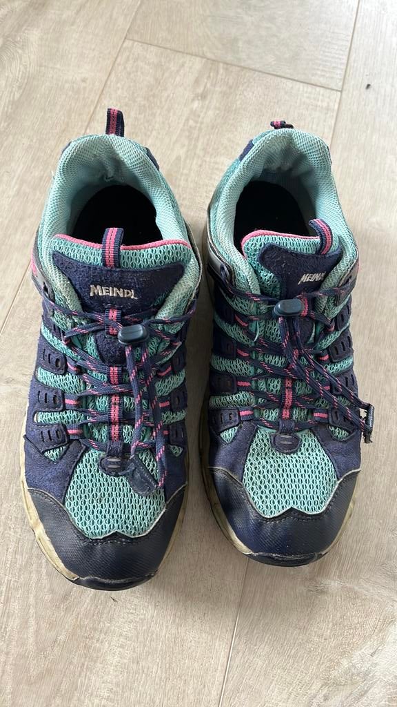 Meindl junior wandelschoenen meisje 38, Ophalen, Gebruikt, Meisje, Schoenen