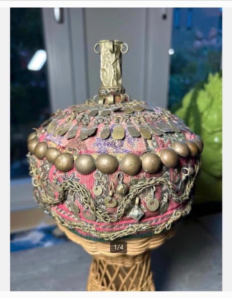 Curiosa Nepal Hoofddeksel, decoratief traditionele hoofdtooi, Ophalen of Verzenden