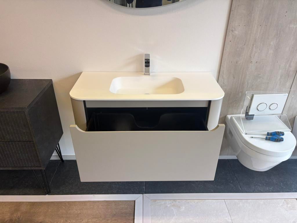 H&R Badmeubel 100cm Juice mat grijs, Huis en Inrichting, Badkamer | Badkamermeubels, H&r Badmeubelen, Wltradingnl@outlook.com