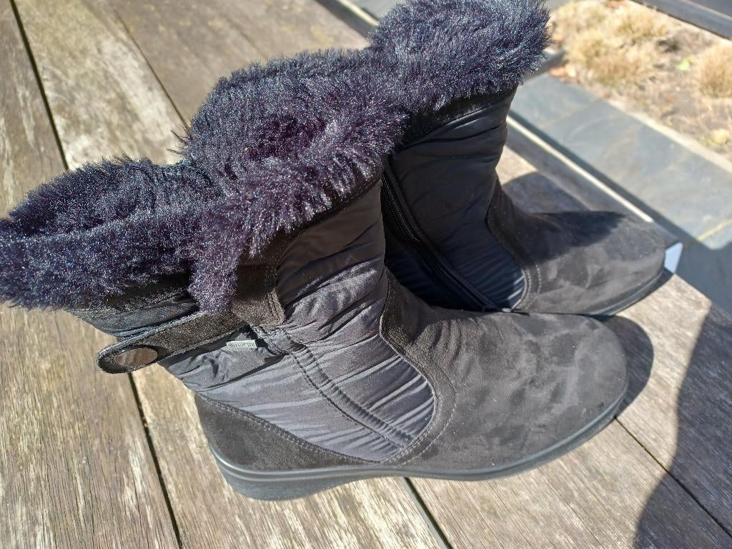 Laarsjes gore-tex, Zwart, Lage of Enkellaarzen, Ophalen of Verzenden, Zo goed als nieuw