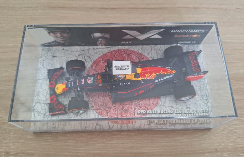 GP Japan 2016 Max Verstappen, Hobby en Vrije tijd, Modelauto's | 1:43, Ophalen of Verzenden, Nieuw, Auto, MiniChamps