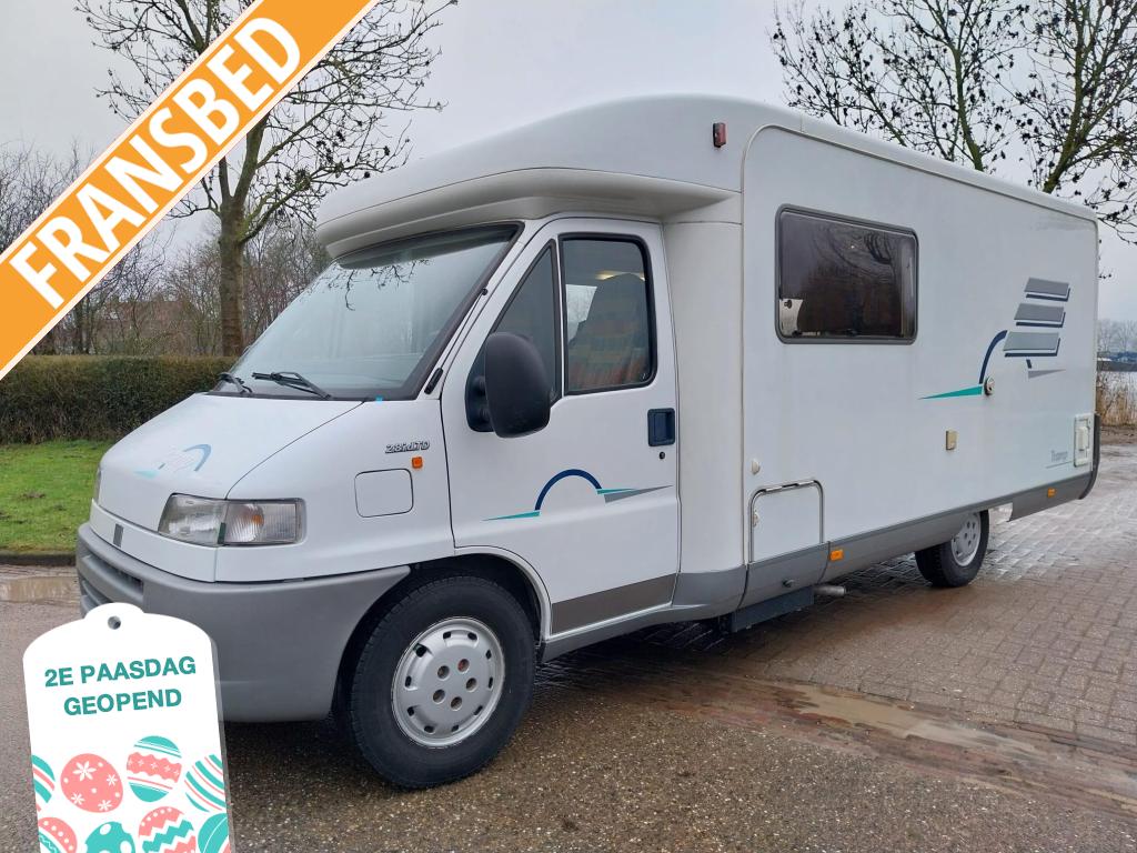 Leuke Hymer Tramp met Maxfann en zonnepaneel !!!, Caravans en Kamperen, Niet ingevuld, Ringverwarming, Fiat, Treinzit