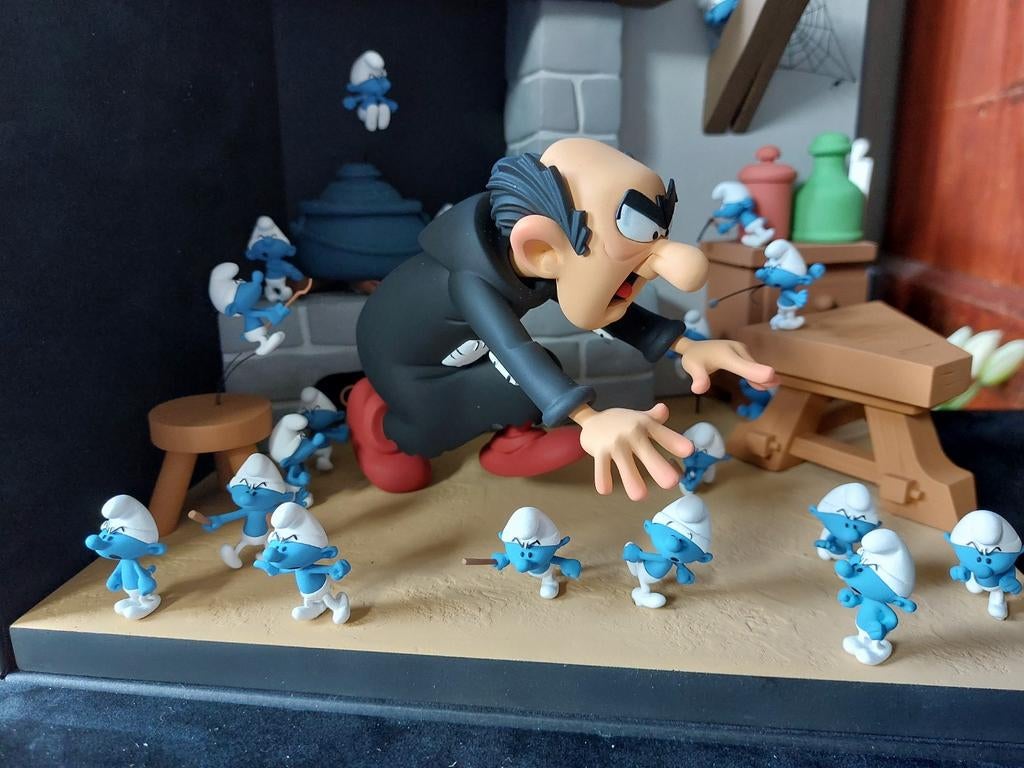 Gargamel en de Smurfen., Ophalen, Zo goed als nieuw, Verschillende Smurfen