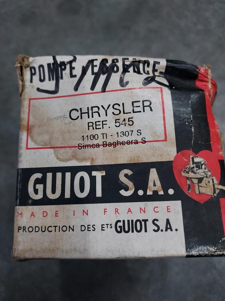 Brandstofpomp Simca 1100 1307 Bagheera Chrysler, Auto-onderdelen, Ophalen of Verzenden, Nieuw