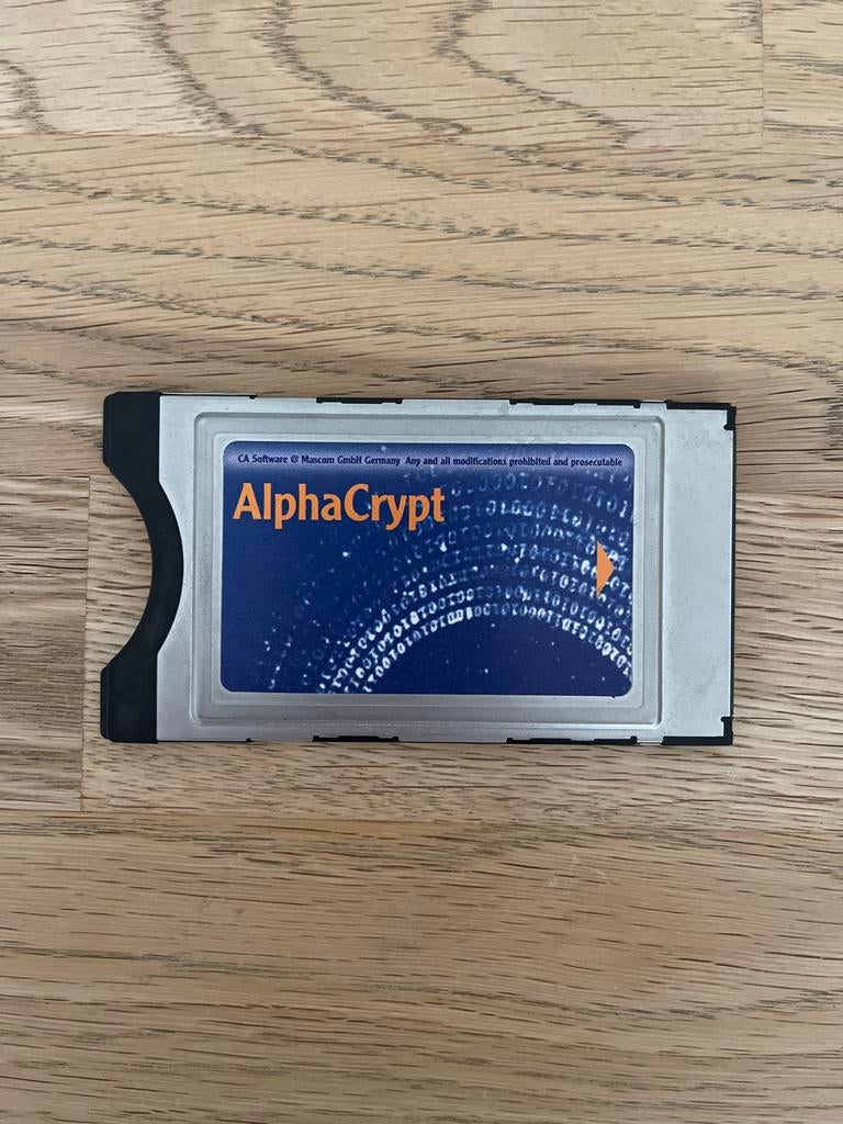 AlphaCrypt CAM Module voor digitale TV, Ophalen of Verzenden, Zo goed als nieuw, Decoder
