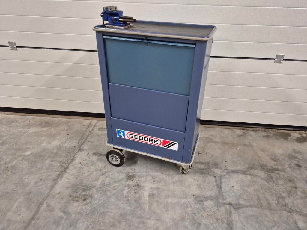 Gedore gereedschapswagen / gereedschapskar, Doe-het-zelf en Verbouw, Gereedschapskisten, Ophalen, Gebruikt