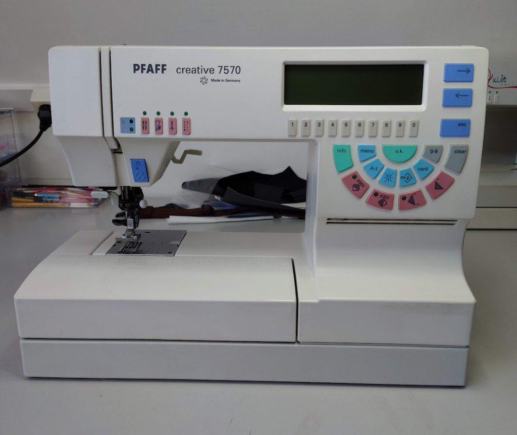 pfaff creative 7570, Hobby en Vrije tijd, Borduren en Borduurmachines, Ophalen, Gebruikt, Machineborduren, Borduurmachine
