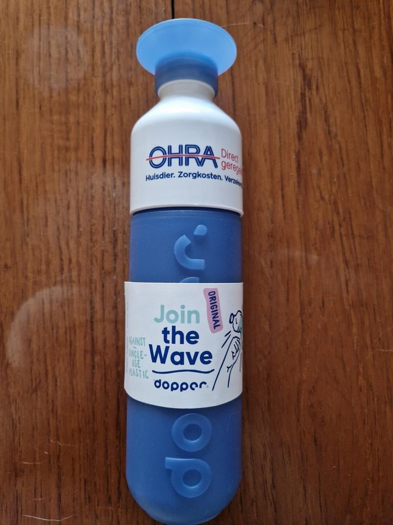 Dopper lichtblauw 450 ml OHRA, nieuw, Ophalen of Verzenden, Nieuw