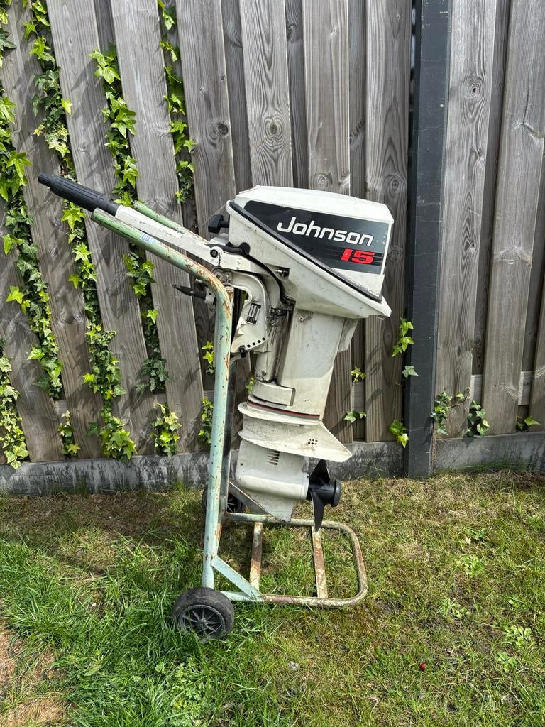Johnson 15 pk 2 takt buitenboordmotor, Watersport en Boten, Buiten- en Binnenboordmotoren, 10 tot 30 pk, Gebruikt, Ophalen of Verzenden
