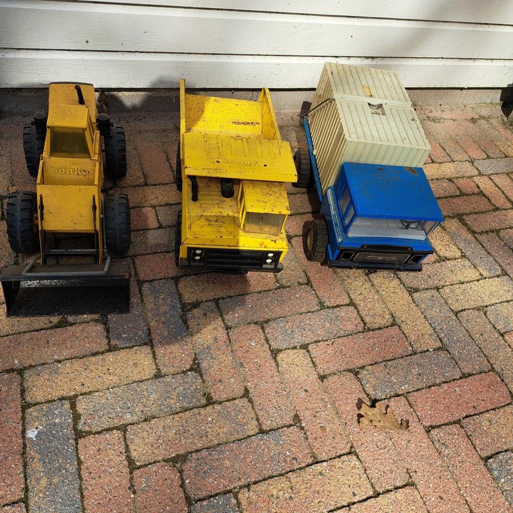 Tonka auto's uit de jaren 80 - Set van 3, Ophalen of Verzenden