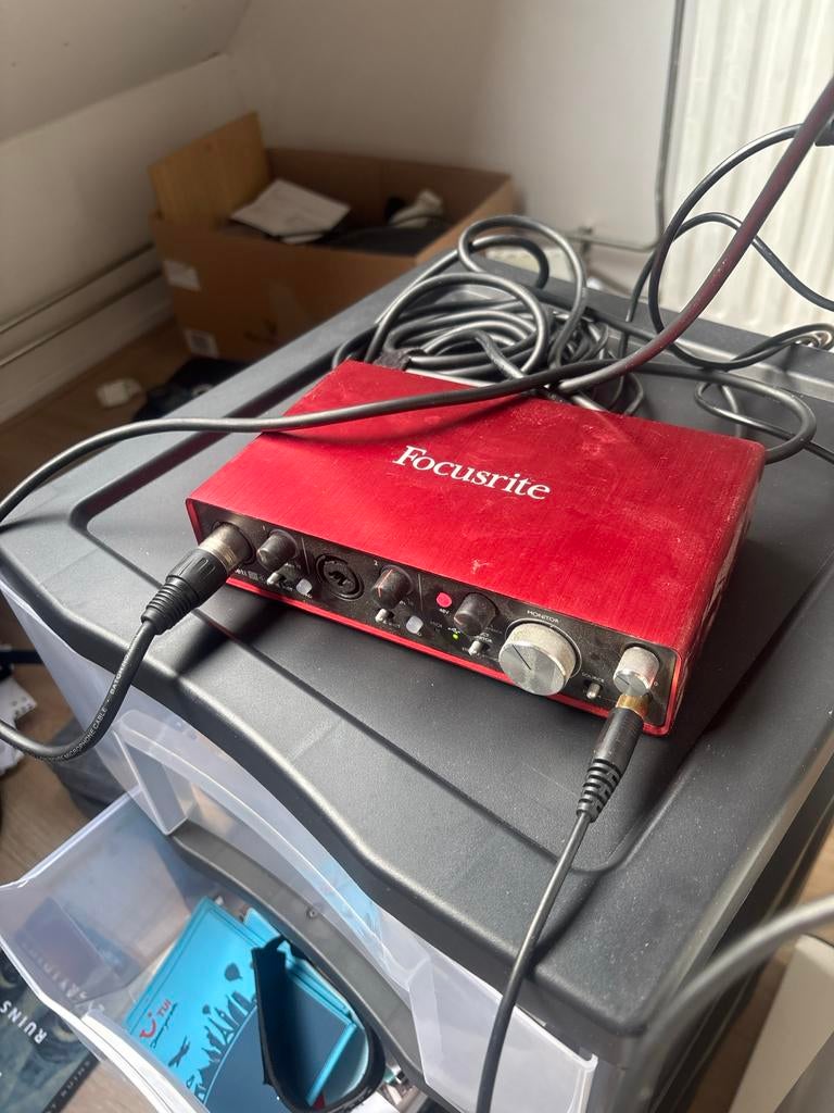 Focusrite Scarlett 2i2 Audio Interface, Ophalen of Verzenden, Gebruikt