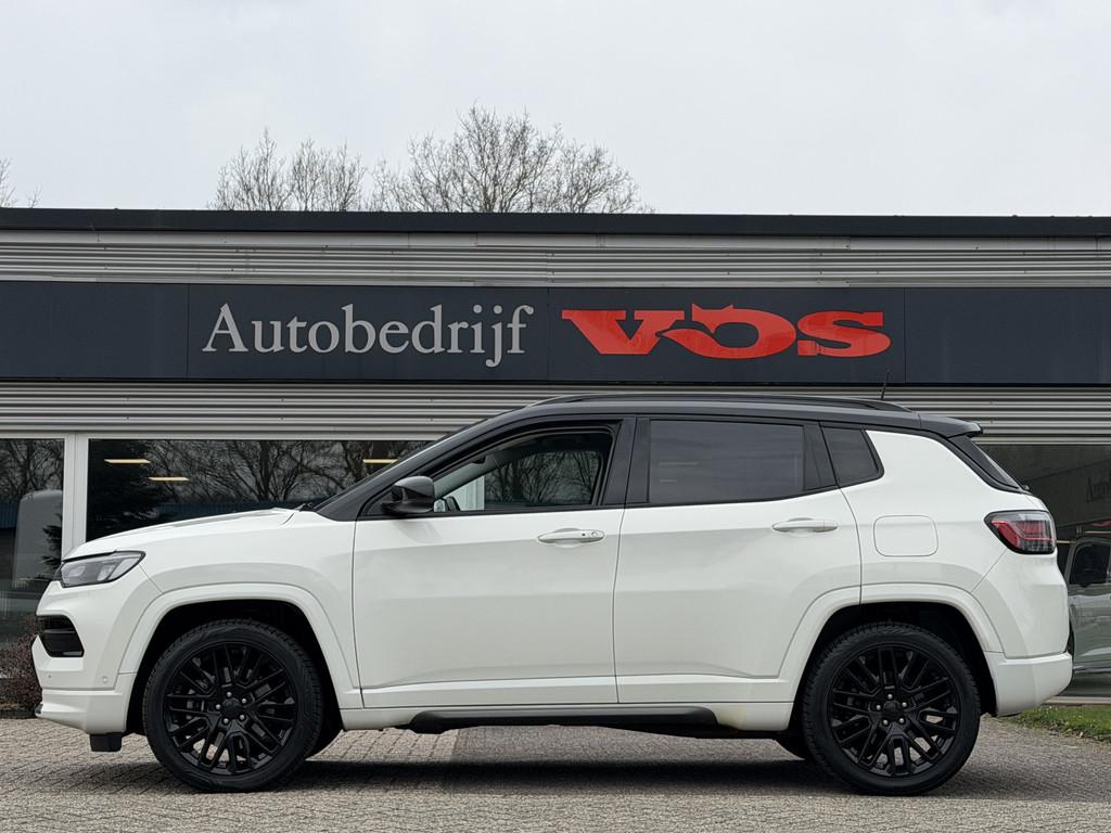 Jeep Compass 4xe 240 Plug-in Hybrid | Leder | ACC | 19" lm |, Automaat, Wit, Bedrijf, Vierwielaandrijving