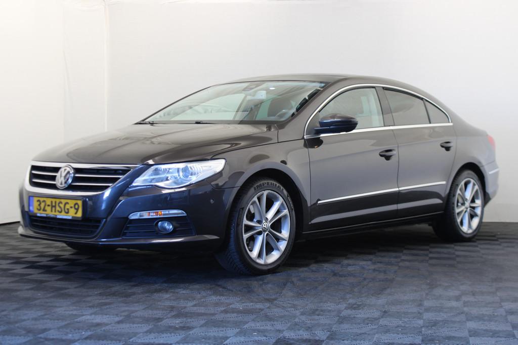 Volkswagen Passat CC 1.8 TSI 4p. |Pano| *Pasen Geopend!*, Zwart, 4 cilinders, Bruin, Alcantara