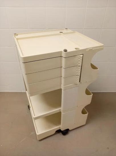 Joe Colombo voor Bieffeplast Padovo Italia - Boby Trolley, Ophalen, 50 tot 100 cm, Zo goed als nieuw, 3 of 4 laden