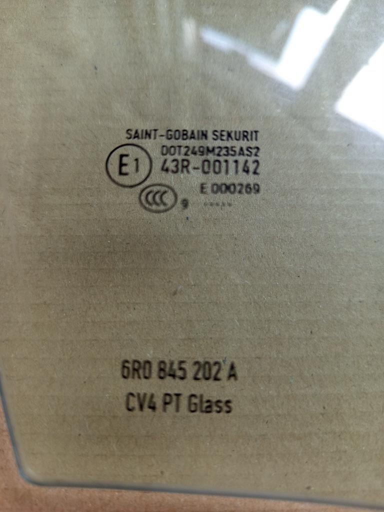 Volkswagen Polo 6R Raam Rechtsvoor (2009-heden), Ophalen of Verzenden