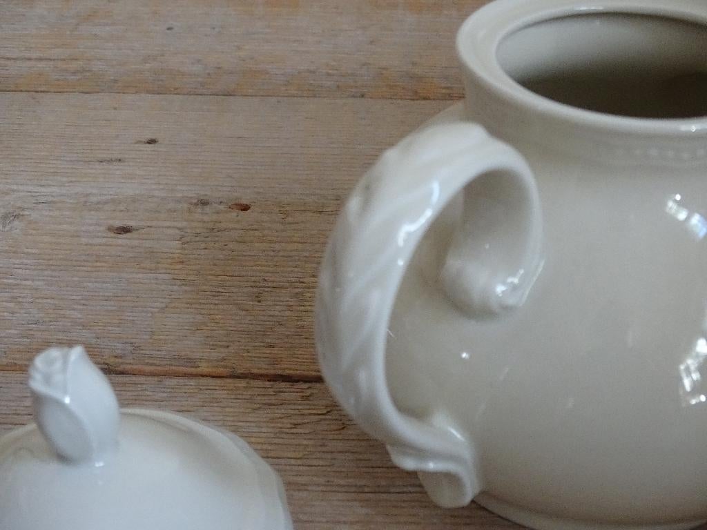 1x Theepot, Bavaria Seltmann Weiden ALT DRESDEN, creme, zgan, Ophalen of Verzenden