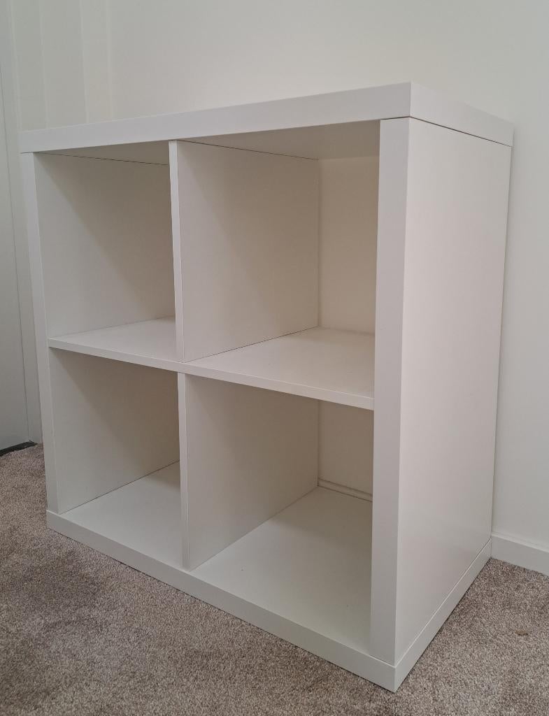 KALLAX Open kast, wit (IKEA), Ophalen, Gebruikt, 50 tot 100 cm, Minder dan 100 cm