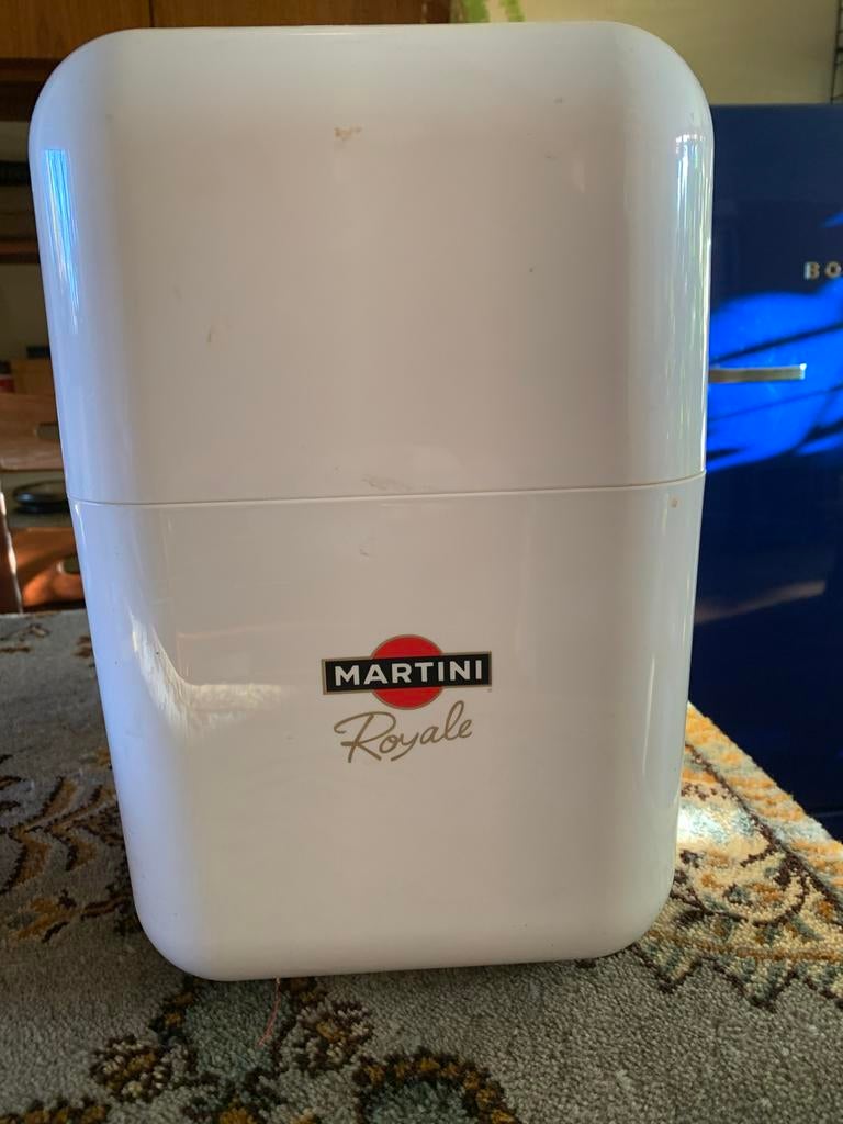 Martini Royale Retro Koelbox - Vintage Stijl, Caravans en Kamperen, Koelboxen, Ophalen of Verzenden, Gebruikt, Koelbox, Koelelement
