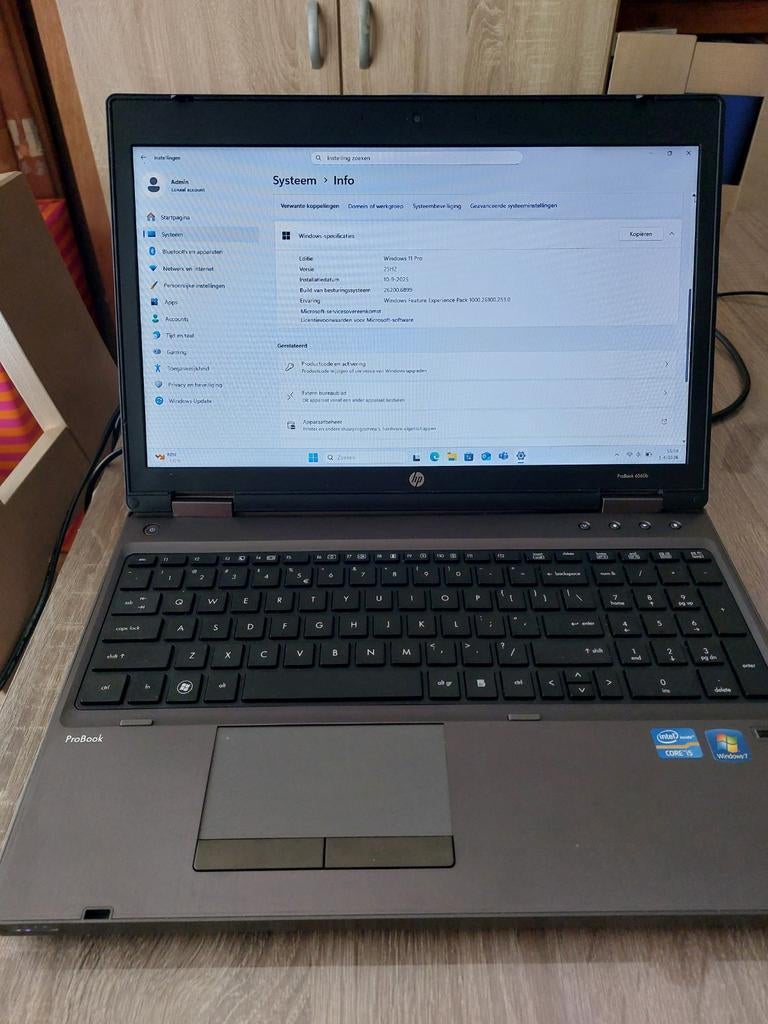 HP Probook 6560b werkt wel, wordt verkocht voor onderdelen., Gebruikt, 2 tot 3 Ghz, 15 inch, Ophalen of Verzenden