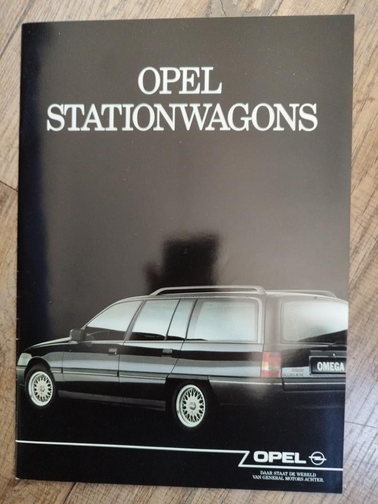 Opel Stationwagons brochure 1989 Kadett Omega Corsa, Opel, Zo goed als nieuw, Opel, Ophalen of Verzenden