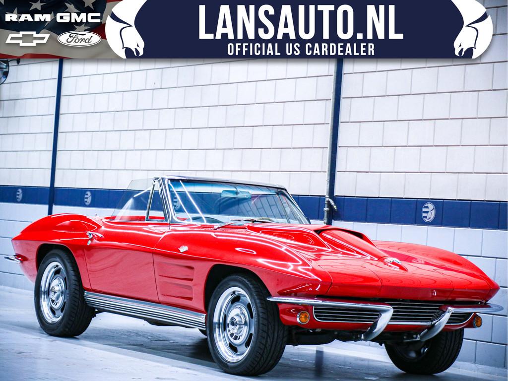 Chevrolet Corvette C2 Stingray /502 | Body off gerestaureerd, Auto's, Automaat, Zwart, Leder, Bedrijf