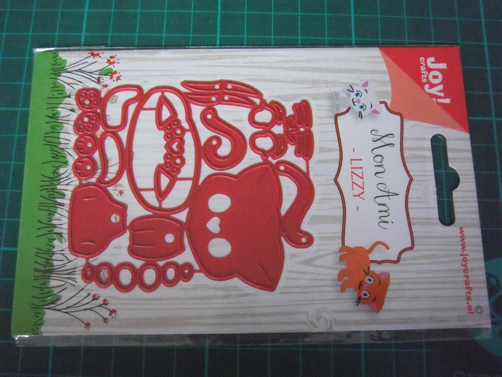 Nieuwe snijmal Joy! - mon ami Lizzy - poes, Ophalen of Verzenden, Nieuw, Overige thema's, Pons of Mal