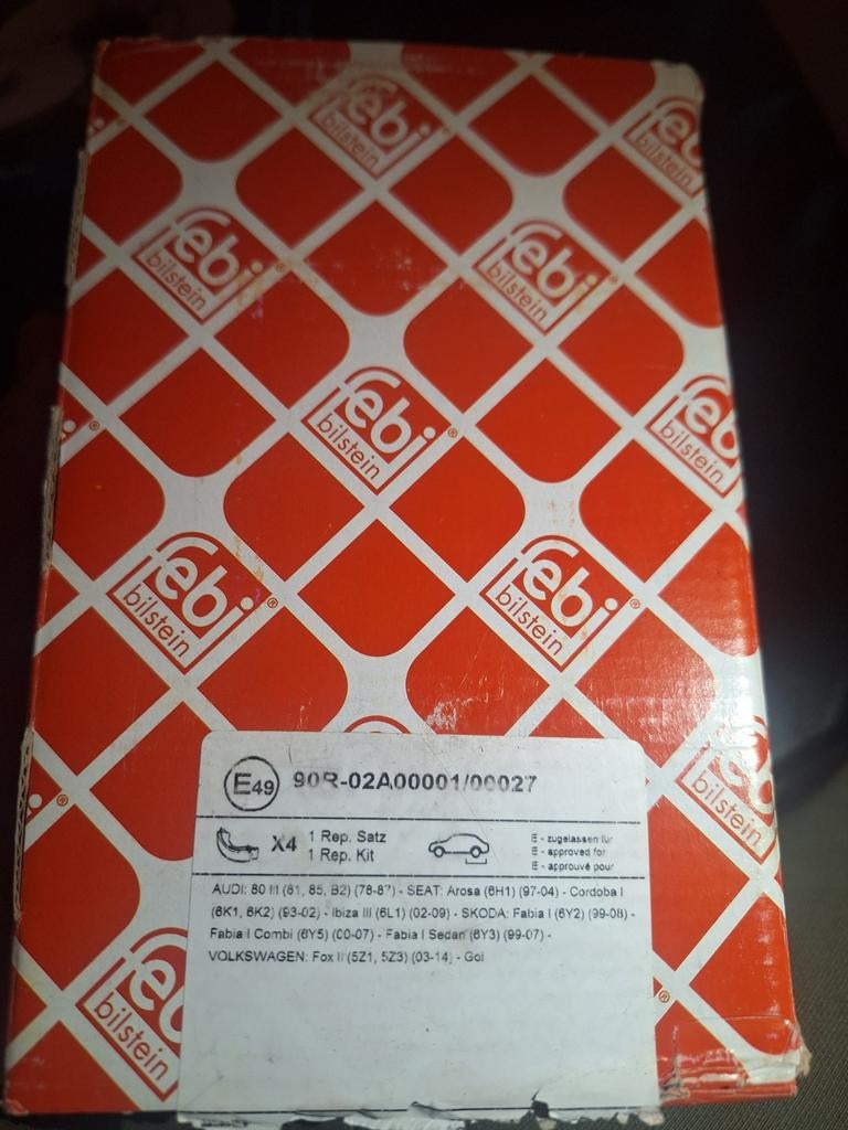 Febi Bilstein Remschoenen Set - Audi, Seat, Skoda, VW, Ophalen of Verzenden, Nieuw, Seat