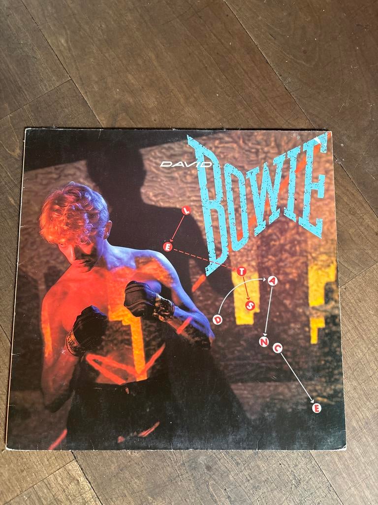 David Bowie - Let's Dance vinyl, Cd's en Dvd's, Vinyl | Pop, Ophalen of Verzenden, 1980 - 1989, Gebruikt, 12 inch