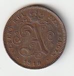 2  cent  1919  België. km. 64, Ophalen of Verzenden, België, Losse munt