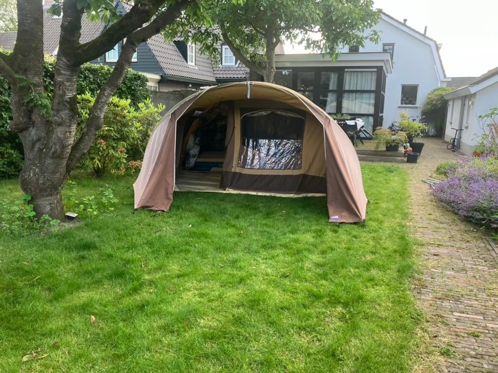 Cabanon Biscaya 370 tunneltent, Ophalen, Gebruikt, Tot en met 4