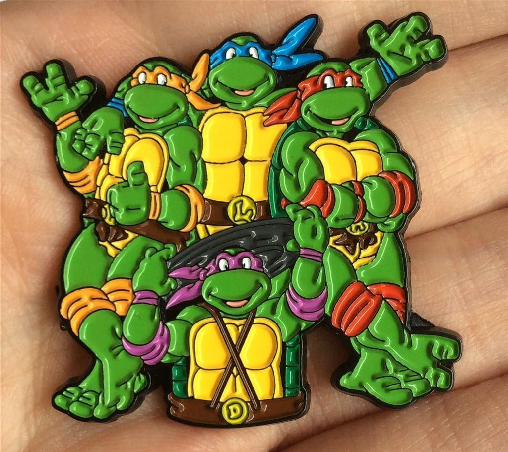 TEENAGE MUTANT NINJA TURTLES Enamel Pin speld, Ophalen of Verzenden, Kuifje, Nieuw, Beeldje of Figuurtje