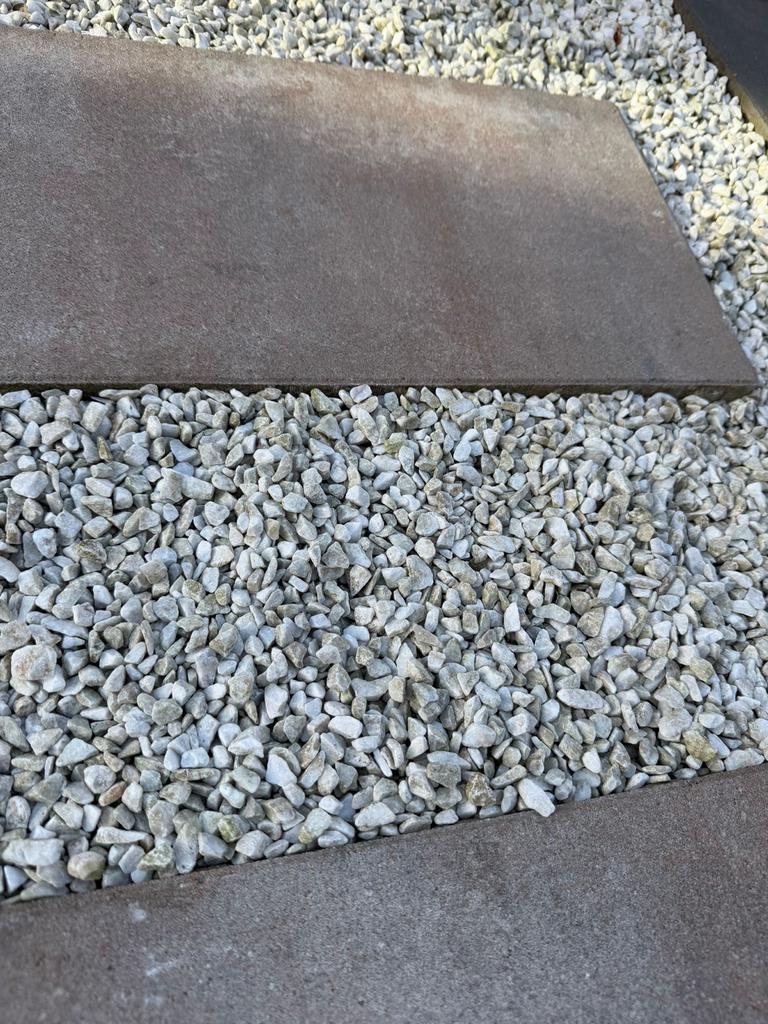 Wit grind, Tuin en Terras, Grind, Keien en Split, Ophalen, Gebruikt, Wit, Grind
