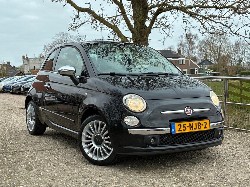 Fiat 500 0.9 TwinAir Lounge | Pano + Cruise + Airco nu € 4, Voorwielaandrijving, Euro 5, Gebruikt, Origineel Nederlands