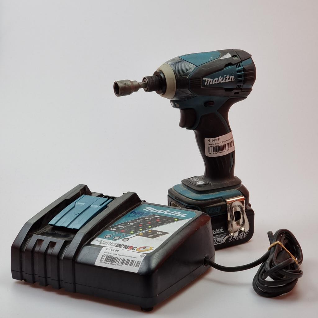 Makita DTD134 Slagschroevendraaier | Nette staat, Makita, Zo goed als nieuw, Support@makita.com, Makita Corporation, 3-11-8, Sumiyoshi-cho, 
Anjo, Aichi 446-8502
Japan