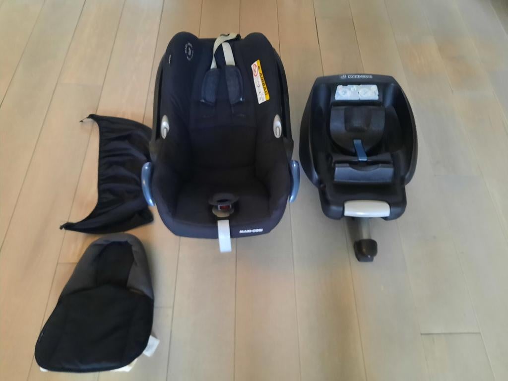 Maxi Cosy met Easybase 2 Cabriofix Pebble, Ophalen, 0 t/m 13 kg, Maxi-Cosi, Autogordel