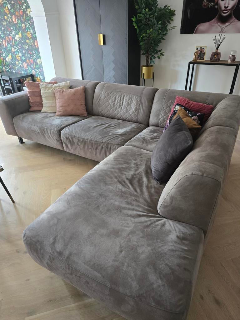 Hoekbank - Gebruikt, maar in prima staat, Ophalen, 250 tot 300 cm, Gebruikt, Hoekbank