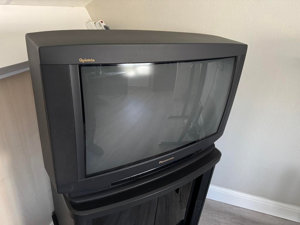 Panasonic Quintrix TX-W28D3F - Zeer Mooie Retro Gaming TV, Audio, Tv en Foto, Vintage Televisies, Zo goed als nieuw, 60 tot 80 cm