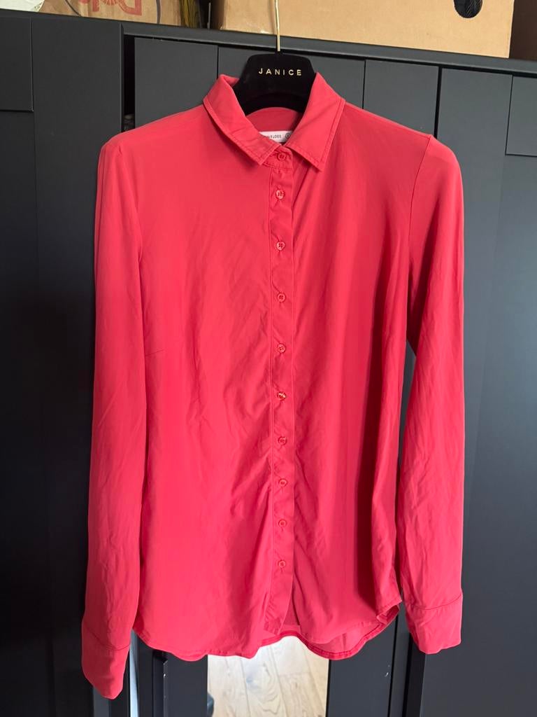 Studio Anneloes Poppy blouse travelstof rood maat S, Kleding | Dames, Blouses en Tunieken, Ophalen of Verzenden, Zo goed als nieuw