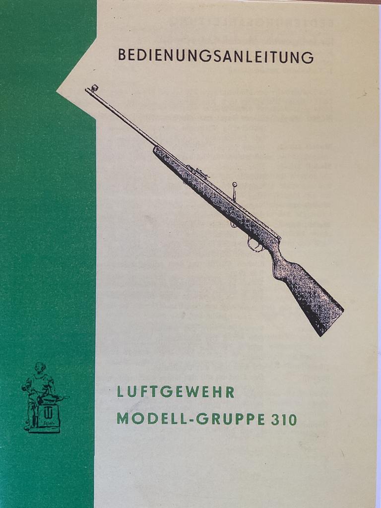 Haenel 310/ kermisbuks handleiding, zie omschrijving, Ophalen of Verzenden, Zo goed als nieuw